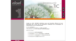 Desktop Screenshot of inforef.be